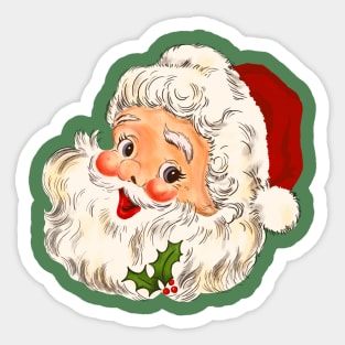 Vintage Santa No 1 Sticker